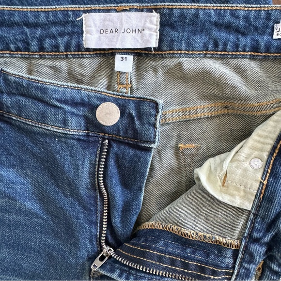 Dear John Women’s Jaxtyn Bootcut St Tropez‎  Distressed Raw Hem Jeans Size 31x32 - Picture 8 of 12